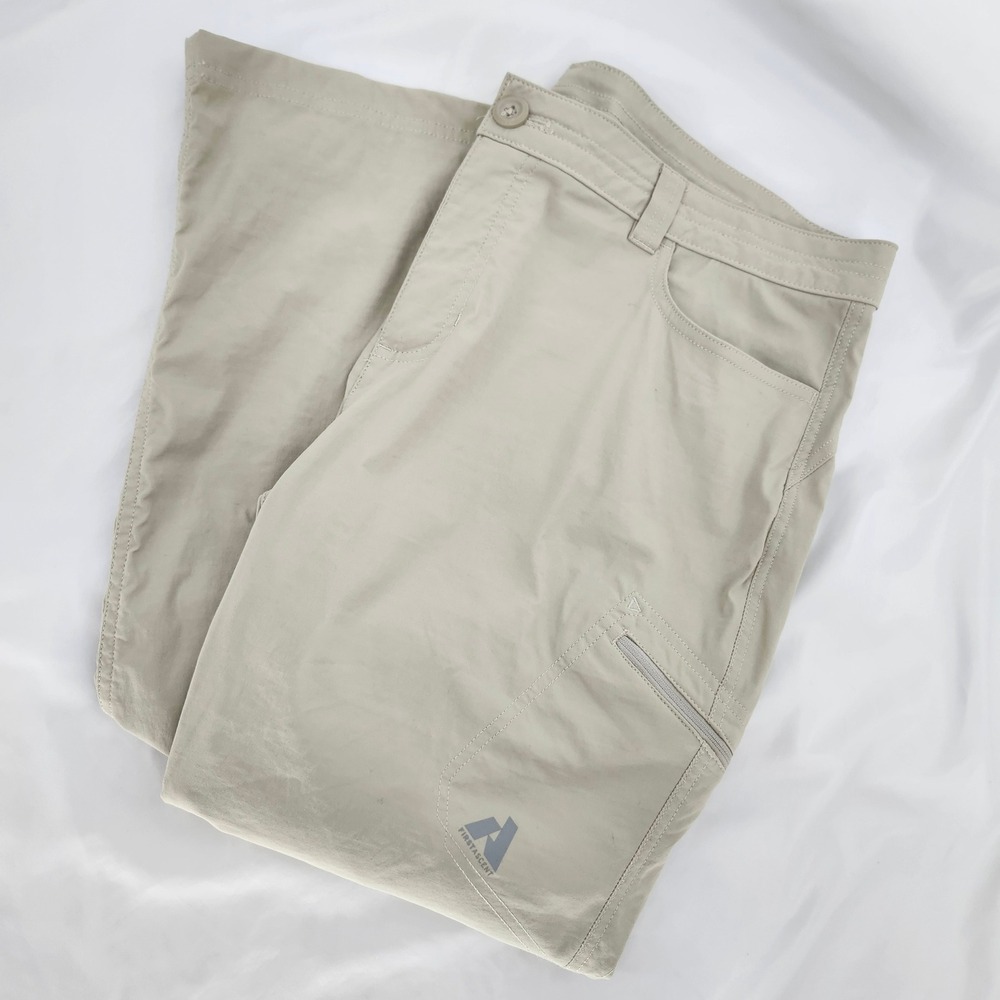 Women's Casual Lightweight Beige Cargo Pants